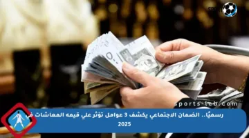 رسميًا.. الضمان الاجتماعي يكشف 3 عوامل تؤثر على قيمة المعاشات في 2025
